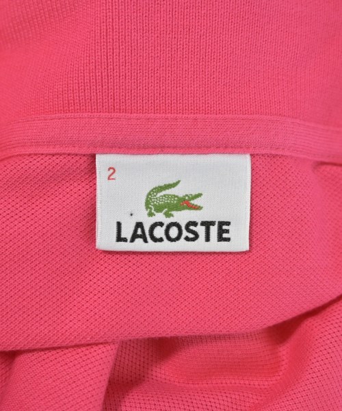 LACOSTE（ラコステ）ポロシャツ ピンク サイズ:2(S位) レディース/2200719568022