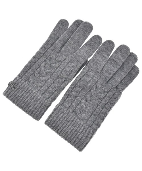 LACOSTE(ラコステ)手袋 グレー サイズ:TU/2200642334091