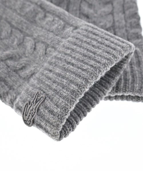 LACOSTE（ラコステ）手袋 グレー サイズ:TU レディース/2200642334091