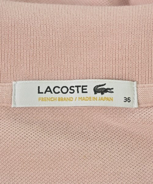 LACOSTE（ラコステ）ポロシャツ ピンク サイズ:36(XS位) レディース/2200701354015