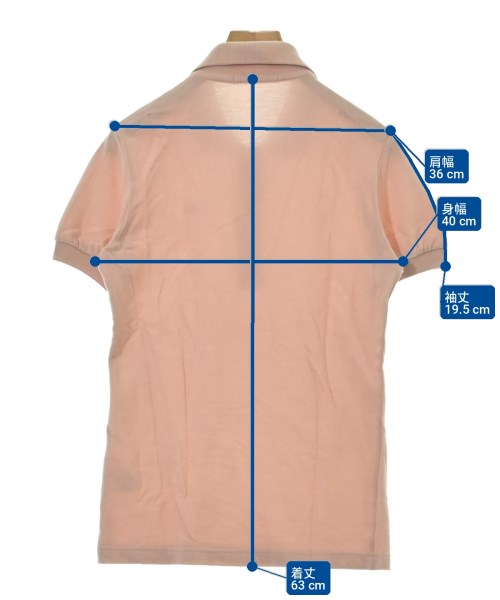 LACOSTE（ラコステ）ポロシャツ ピンク サイズ:36(XS位) レディース/2200701354015
