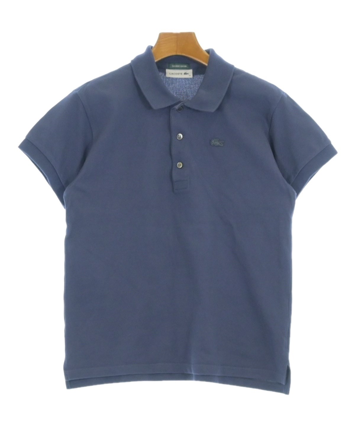 LACOSTE（ラコステ）ポロシャツ 青 サイズ:34(XS位) レディース