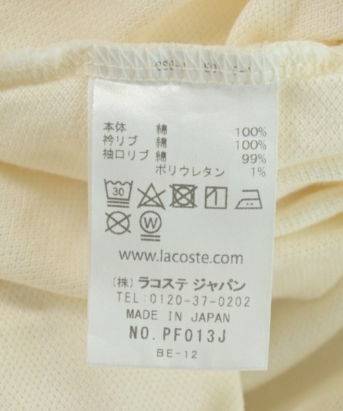 LACOSTE（ラコステ）ポロシャツ 白 サイズ:36(XS位) レディース/2200706374070