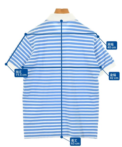 LACOSTE（ラコステ）ポロシャツ 青 サイズ:3(M位) レディース/2200707878027