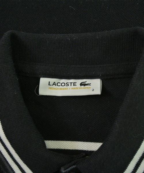 LACOSTE（ラコステ）ポロシャツ 黒 サイズ:2(S位) レディース/2200666857040