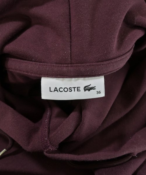 LACOSTE（ラコステ）パーカー 赤 サイズ:36(XS位) レディース/2200669519037