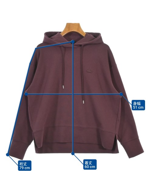 LACOSTE（ラコステ）パーカー 赤 サイズ:36(XS位) レディース/2200669519037