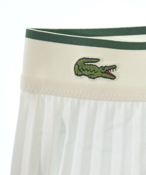 LACOSTE（ラコステ）ミニスカート 白 サイズ:S レディース/2200725424084