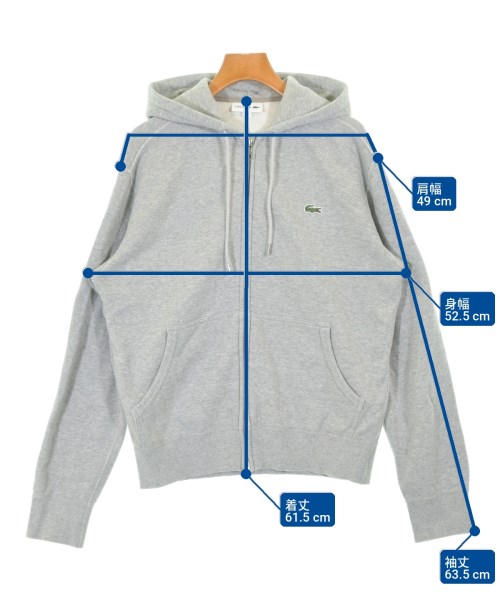 LACOSTE（ラコステ）パーカー グレー サイズ:S レディース/2200731014019