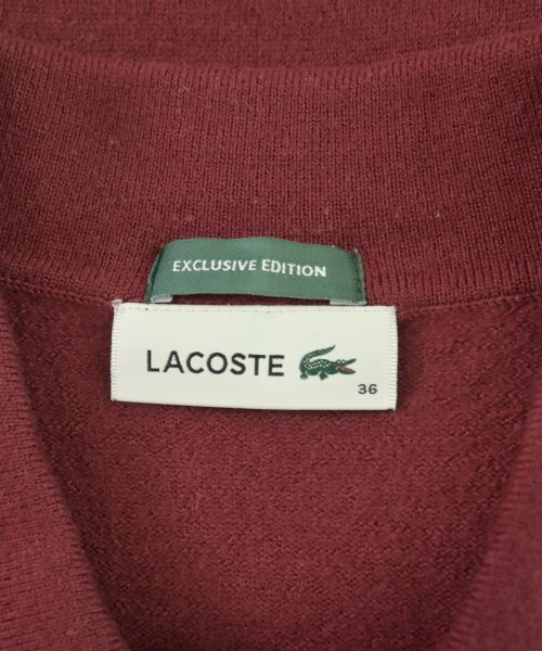 LACOSTE（ラコステ）ニット・セーター 赤 サイズ:36(XS位) レディース/2200730823056