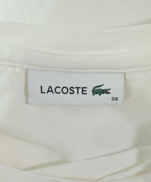 LACOSTE（ラコステ）Tシャツ・カットソー 白 サイズ:38(S位) レディース/2200726636127