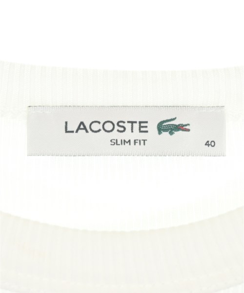 LACOSTE（ラコステ）Tシャツ・カットソー 白 サイズ:40(M位) レディース/2200733358074