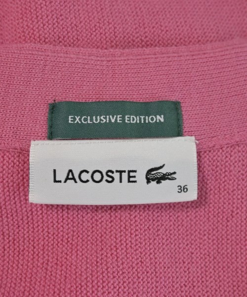 LACOSTE（ラコステ）カーディガン ピンク サイズ:36(XS位) レディース/2200723765035