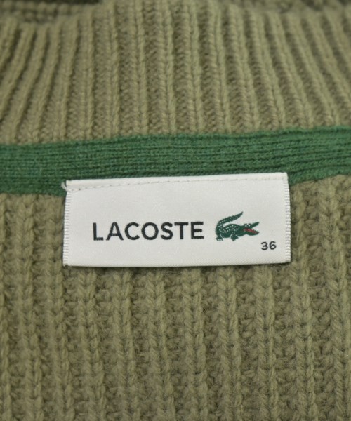 LACOSTE（ラコステ）カーディガン カーキ サイズ:36(XS位) レディース/2200737869026