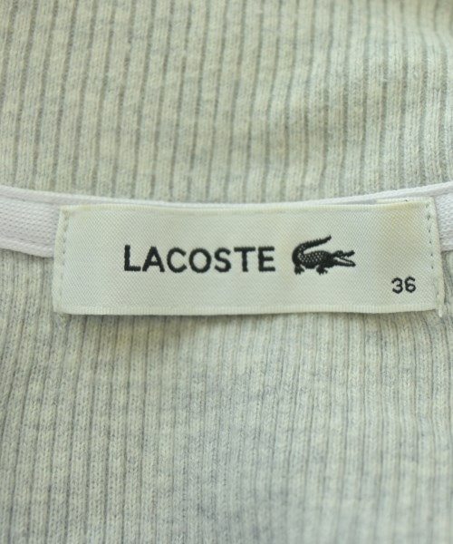 LACOSTE（ラコステ）Tシャツ・カットソー グレー サイズ:36(XS位) レディース/2200716861096