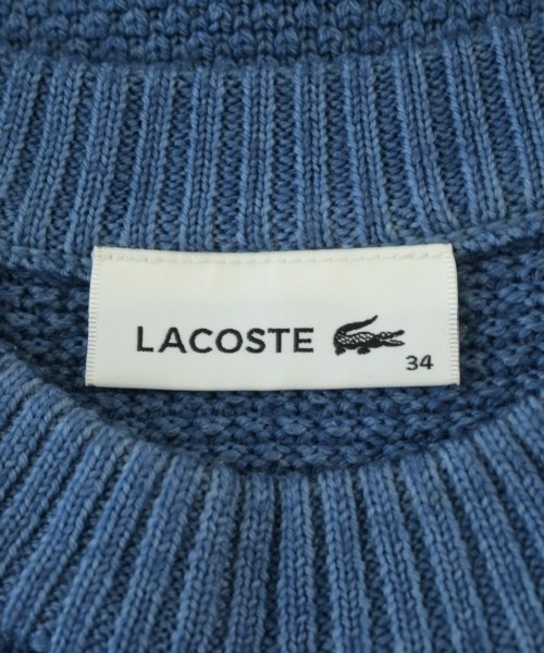 LACOSTE（ラコステ）ニット・セーター 青 サイズ:F レディース/2200717860029