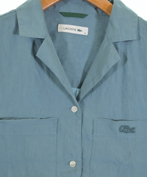 LACOSTE（ラコステ）カジュアルシャツ 青 サイズ:36(XS位) レディース/2200717543083