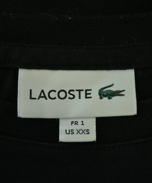 LACOSTE（ラコステ）Tシャツ・カットソー 黒 サイズ:1(XS位) レディース/2200719763090