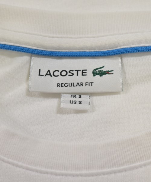 LACOSTE（ラコステ）Tシャツ・カットソー 白 サイズ:3(M位) レディース/2200726296024