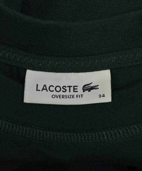 LACOSTE（ラコステ）Tシャツ・カットソー 緑 サイズ:34(XS位) レディース/2200727981035
