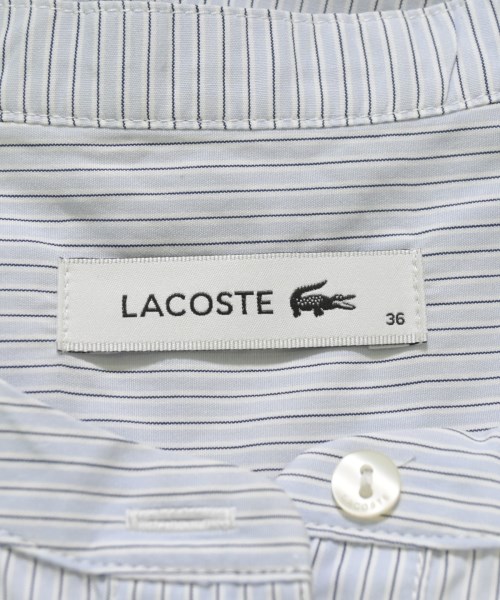 LACOSTE（ラコステ）カジュアルシャツ 青 サイズ:36(XS位) レディース/2200680445049