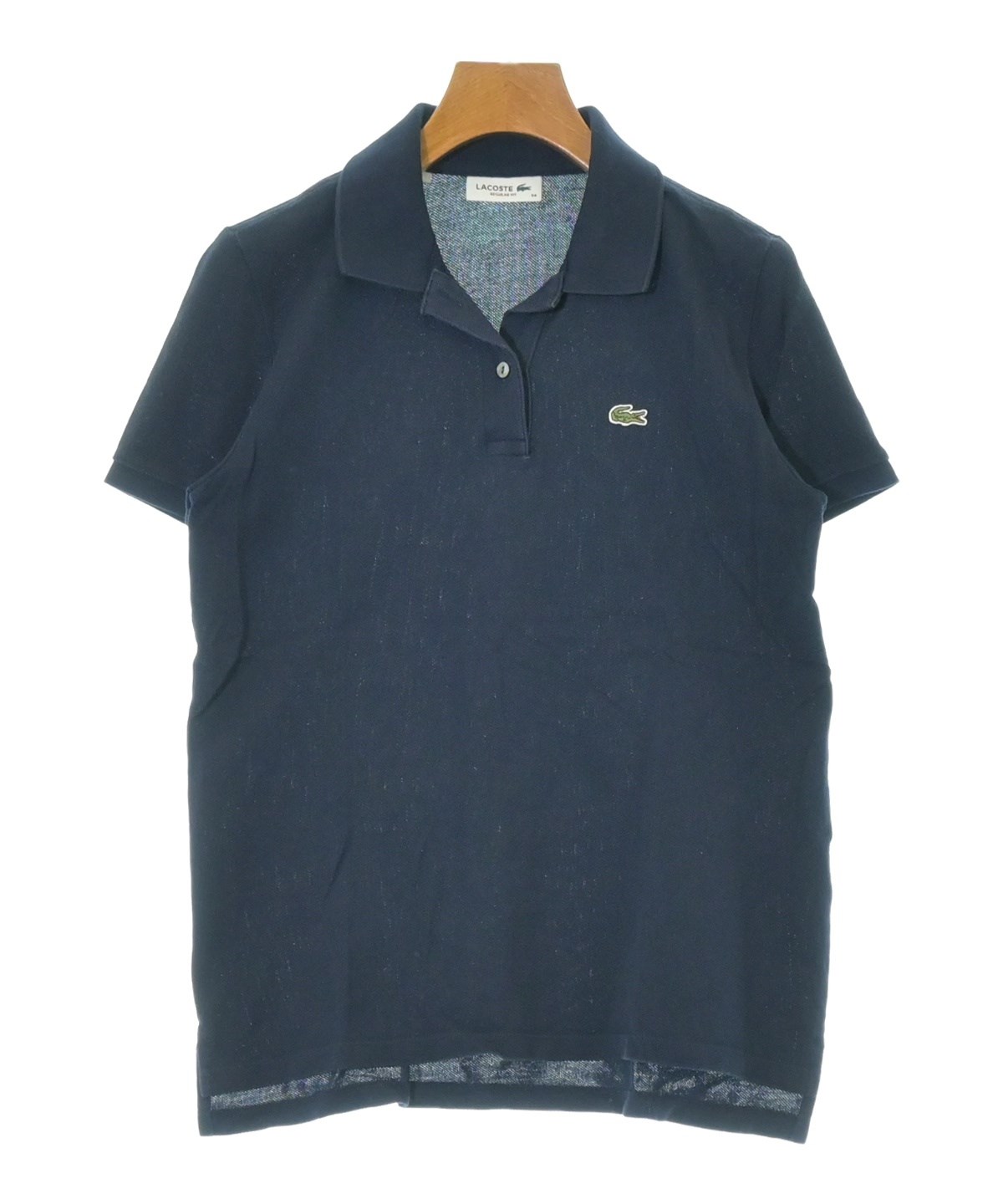 LACOSTE（ラコステ）ポロシャツ 紺 サイズ:34(XS位) レディース