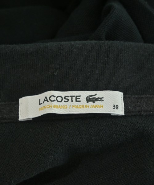 LACOSTE（ラコステ）ポロシャツ 黒 サイズ:38(S位) レディース/2200681436275