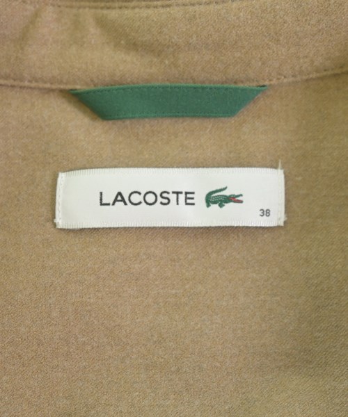LACOSTE（ラコステ）カジュアルシャツ ベージュ サイズ:38(S位) レディース/2200679277279