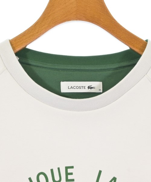 LACOSTE（ラコステ）スウェット 白 サイズ:36(XS位) レディース/2200681566033