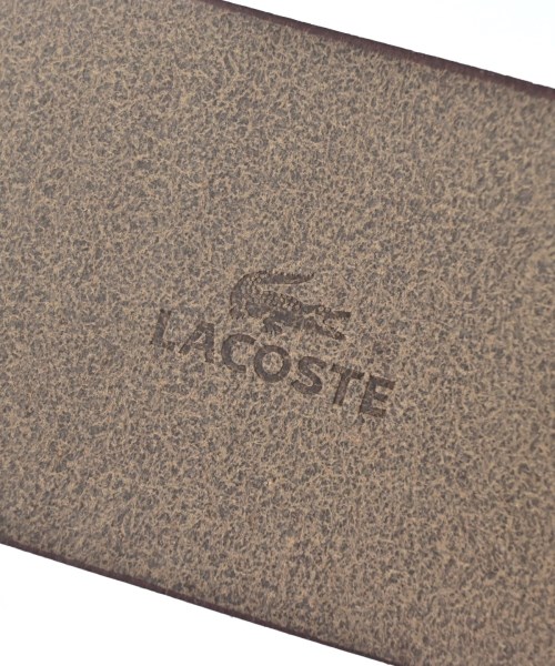 LACOSTE（ラコステ）ベルト 赤 サイズ:- レディース/2200680562081
