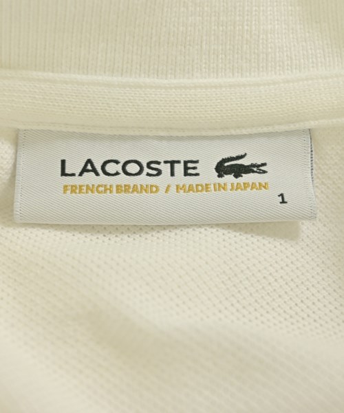LACOSTE（ラコステ）ポロシャツ 白 サイズ:1(XS位) レディース/2200688311056