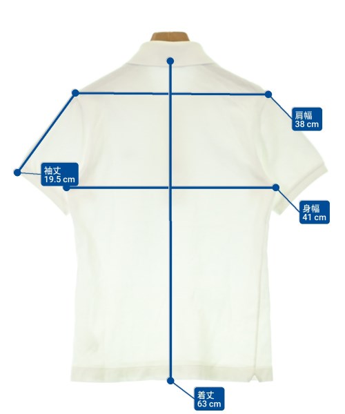 LACOSTE（ラコステ）ポロシャツ 白 サイズ:1(XS位) レディース/2200688311056