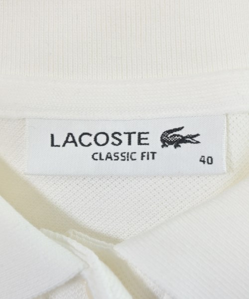 LACOSTE（ラコステ）ポロシャツ 白 サイズ:40(M位) レディース/2200685128107