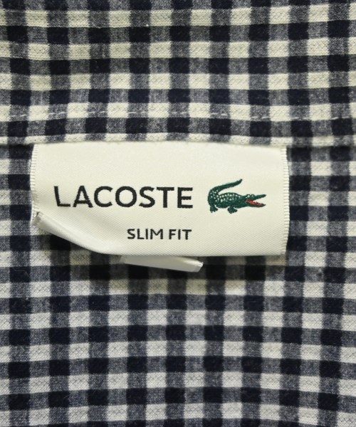LACOSTE（ラコステ）カジュアルシャツ 紺 サイズ:4(L位) レディース/2200686290094
