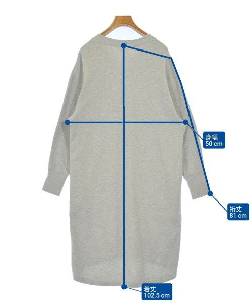 LACOSTE（ラコステ）ワンピース グレー サイズ:36(XS位) レディース/2200690365016