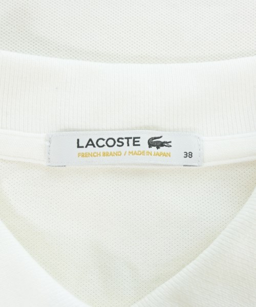 LACOSTE（ラコステ）ポロシャツ 白 サイズ:38(S位) レディース/2200689221033