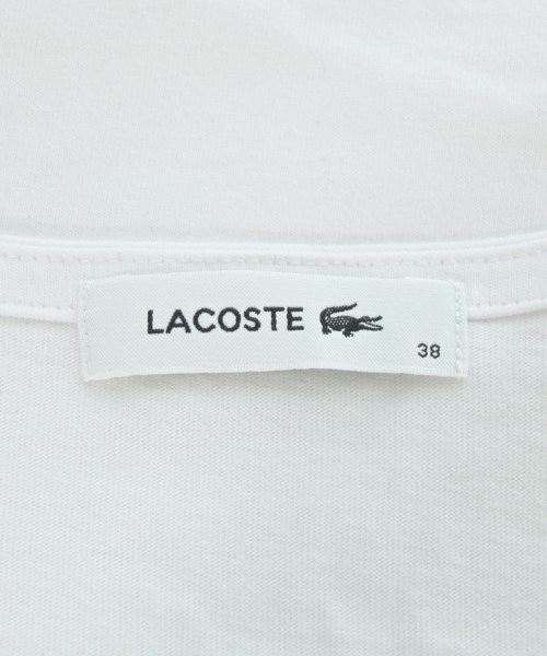 LACOSTE（ラコステ）Tシャツ・カットソー 白 サイズ:38(S位) レディース/2200689221040