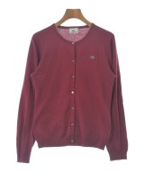 LACOSTE（ラコステ）カーディガン 赤 サイズ:42(L位) レディース/2200686960157