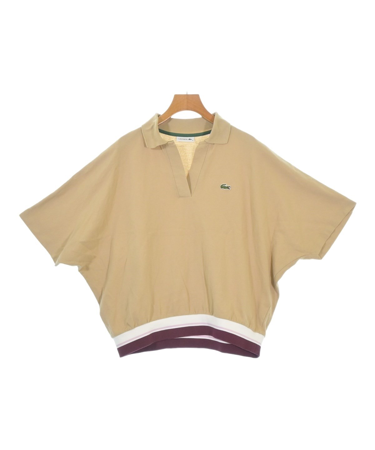 LACOSTE（ラコステ）ポロシャツ ベージュ サイズ:36(XS位) レディース