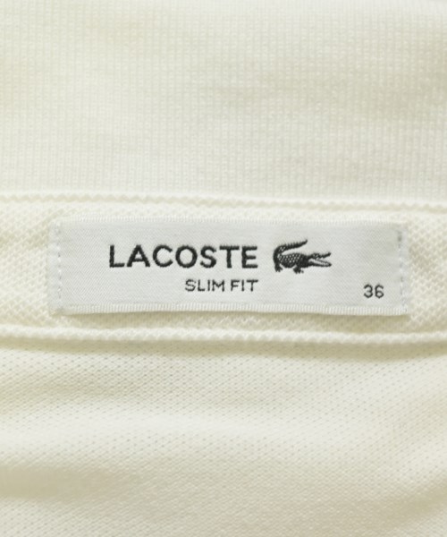 LACOSTE（ラコステ）ポロシャツ 白 サイズ:36(XS位) レディース/2200693143062