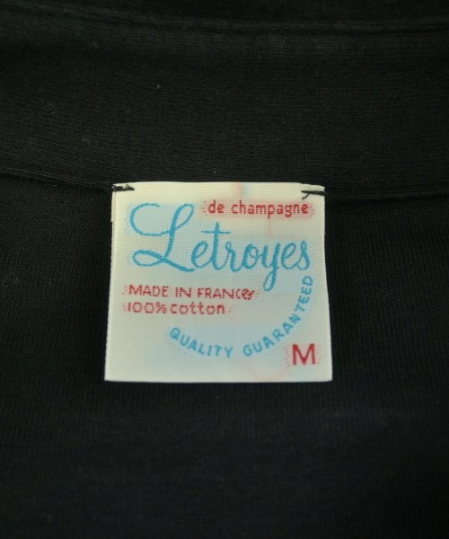 Letroyes（ルトロワ）ポロシャツ 黒 サイズ:M メンズ/2200544477032