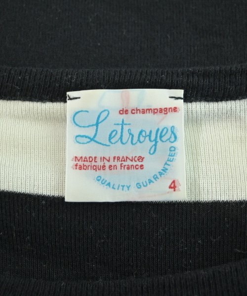 Letroyes（ルトロワ）Tシャツ・カットソー 黒 サイズ:4(XL位) メンズ/2200628609090