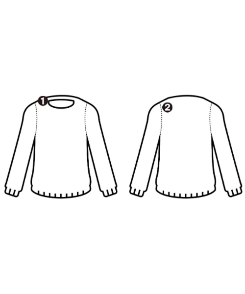 Letroyes（ルトロワ）ニット・セーター 白 サイズ:1(S位) メンズ/2200618366224