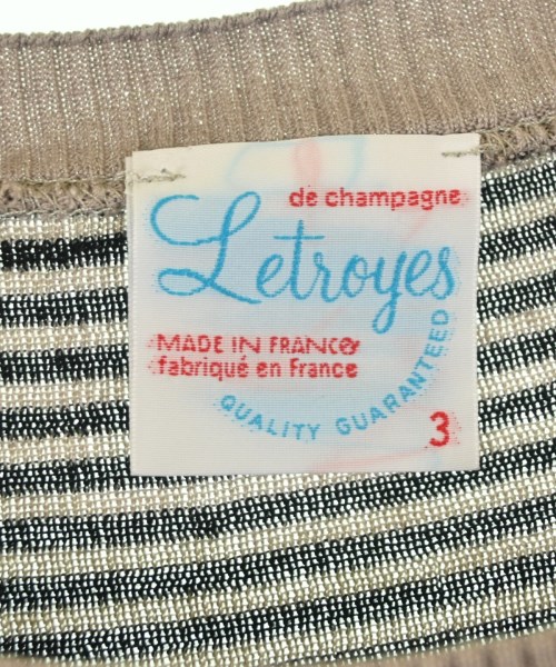 Letroyes（ルトロワ）Tシャツ・カットソー ベージュ サイズ:3(L位) メンズ/2200698976160