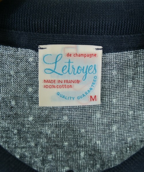 Letroyes（ルトロワ）ポロシャツ 紺 サイズ:M メンズ/2200715207352