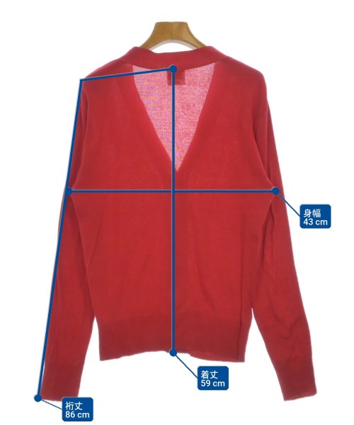 Letroyes（ルトロワ）カーディガン 赤 サイズ:M メンズ/2200651236379