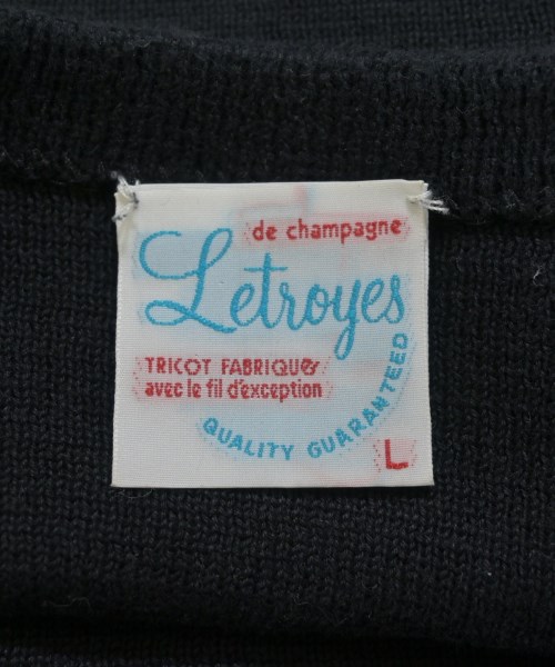 Letroyes（ルトロワ）ニット・セーター 黒 サイズ:L メンズ/2200701028138