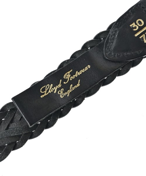 LLOYD FOOTWEAR（ロイドフットウェアー）ベルト 黒 サイズ:75/30 メンズ/2200688148188