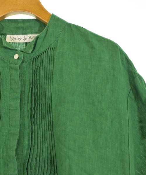 l'atelier du savon（アトリエドゥサボン）シャツワンピース 緑 サイズ:F レディース/2200630066225