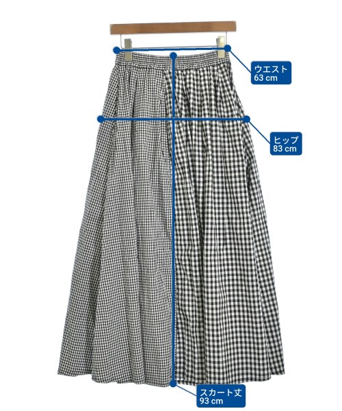 l'atelier du savon（アトリエドゥサボン）ロング・マキシ丈スカート 黒 サイズ:F レディース/2200679574033